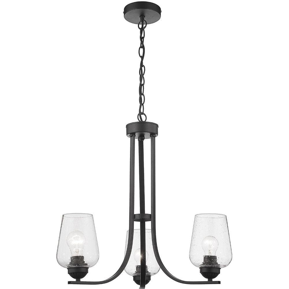 Pendente Oster 3 Lâmpadas E27 Preto Just Home Collection