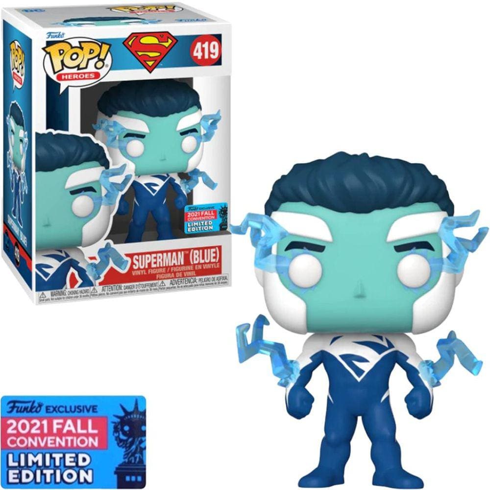 Funko Pop! DC Superman Blue #419 Nycc 2021
