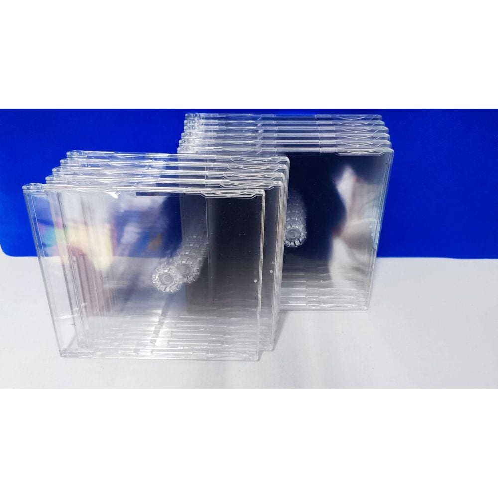 Estojo Box Cd Acrílico Cristal Slim