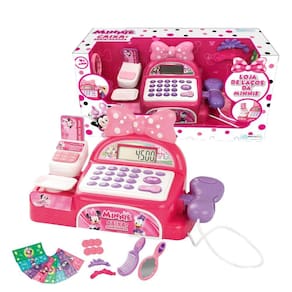 Caixa Registradora de Brinquedo Minnie Mouse Rosa - Br1183
