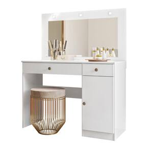 Cômoda Penteadeira Camarim Bella Branco Moval