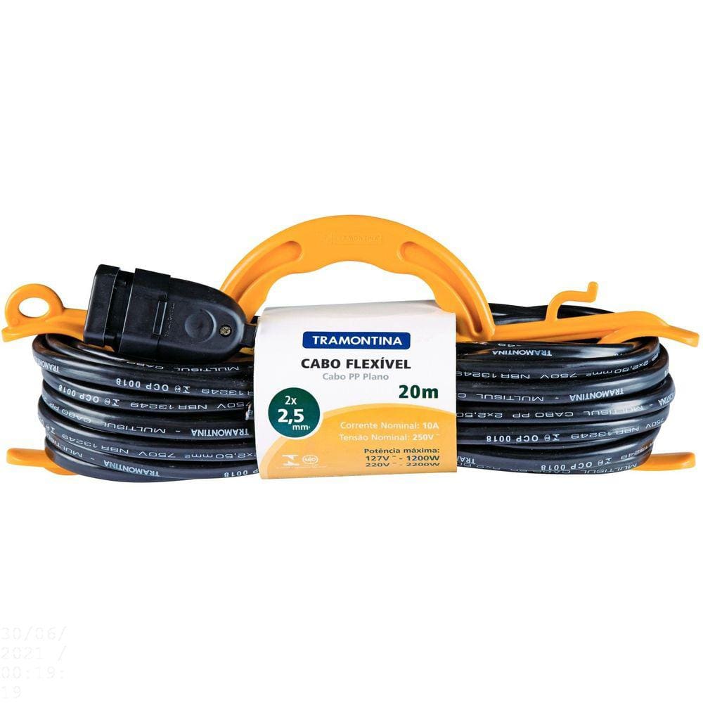 Extensão Cabide 2,5 mm² Tramontina 20 m Tramontina