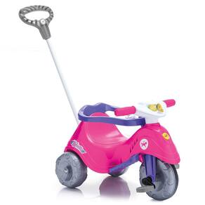 Triciclo Infantil 2 em 1 com Empurrador Motoca Velotrol BW082RS - Rosa