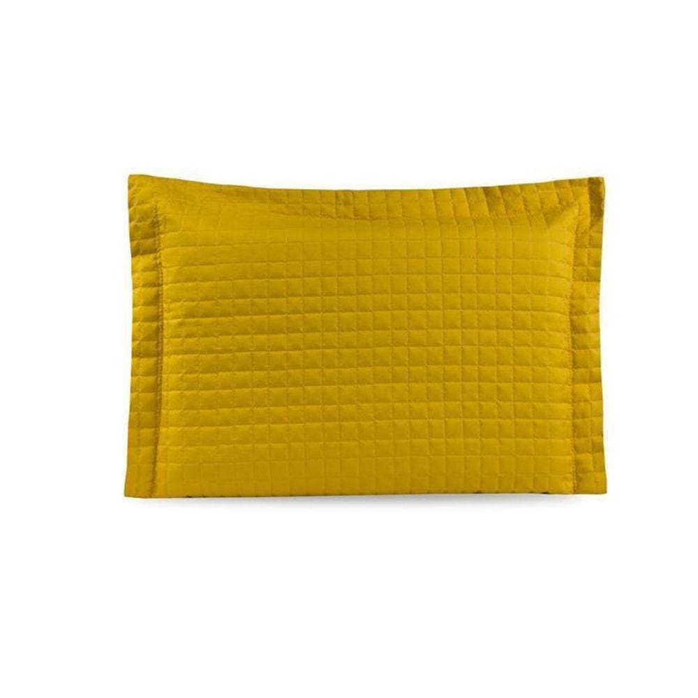 Porta Travesseiro Avulso Versatile Micropercal Mostarda
