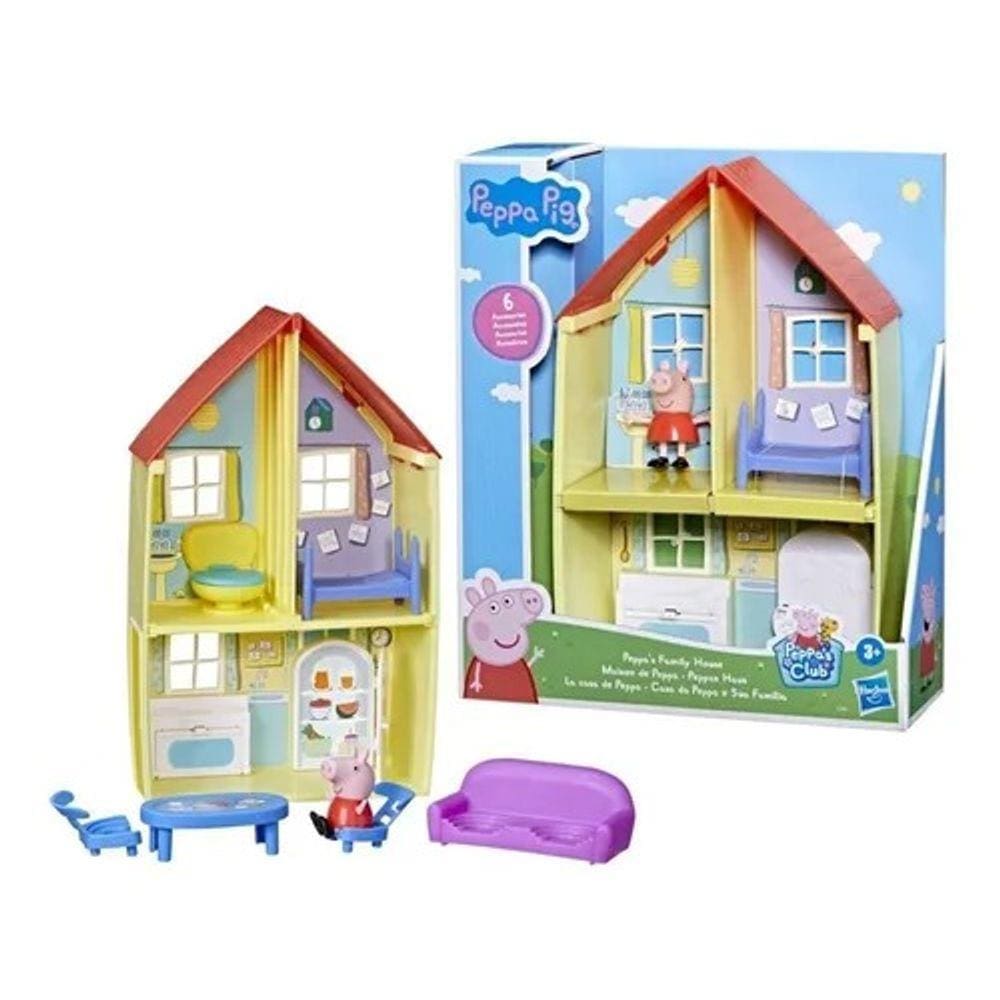 Playset E Mini Figuras Casa Com Jardim Da Peppa Pig - Dtc