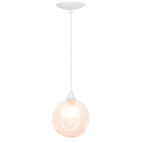 Lustre Pendente Branco Harmony Bolinha Ambar