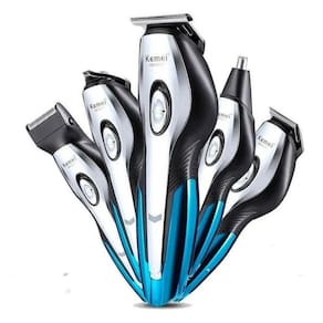 Máquina Cortar Cabelo Nariz Barba Profissional 11X1 Sem Fio