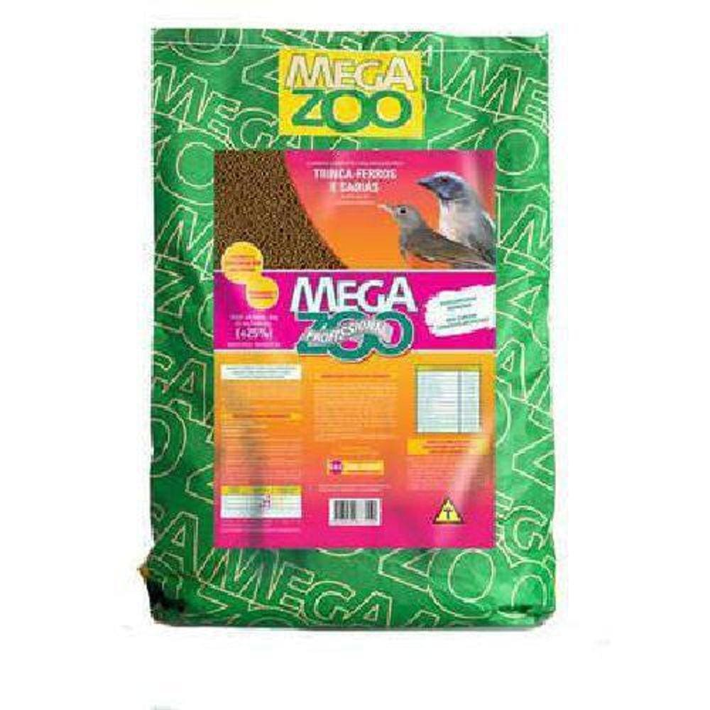 Ração Megazoo Trinca Ferros E Sabiá Extrusada (O20) 5 Kg