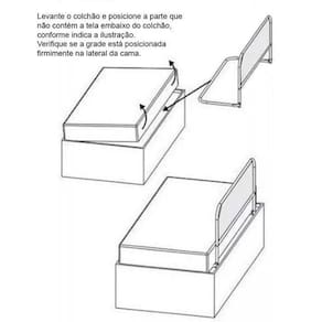 Grade de Proteção para Cama Protege Bebês