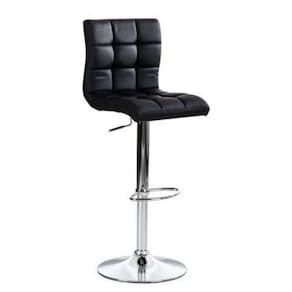 conjunto com 3 banquetas giratórias fitz preta