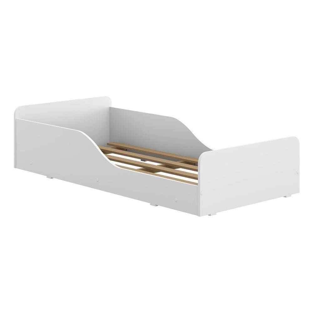 Cama Infantil Montessoriana P/ Colchão 70 X 150 Cm 100% Mdf Multimóveis Branca
