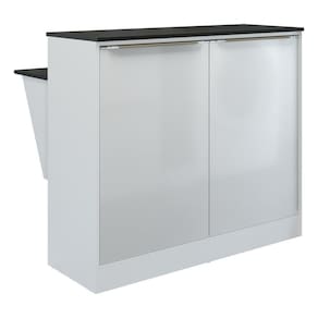 Bancada/mesa De Cozinha Multimóveis Mariah 2 Portas Branca