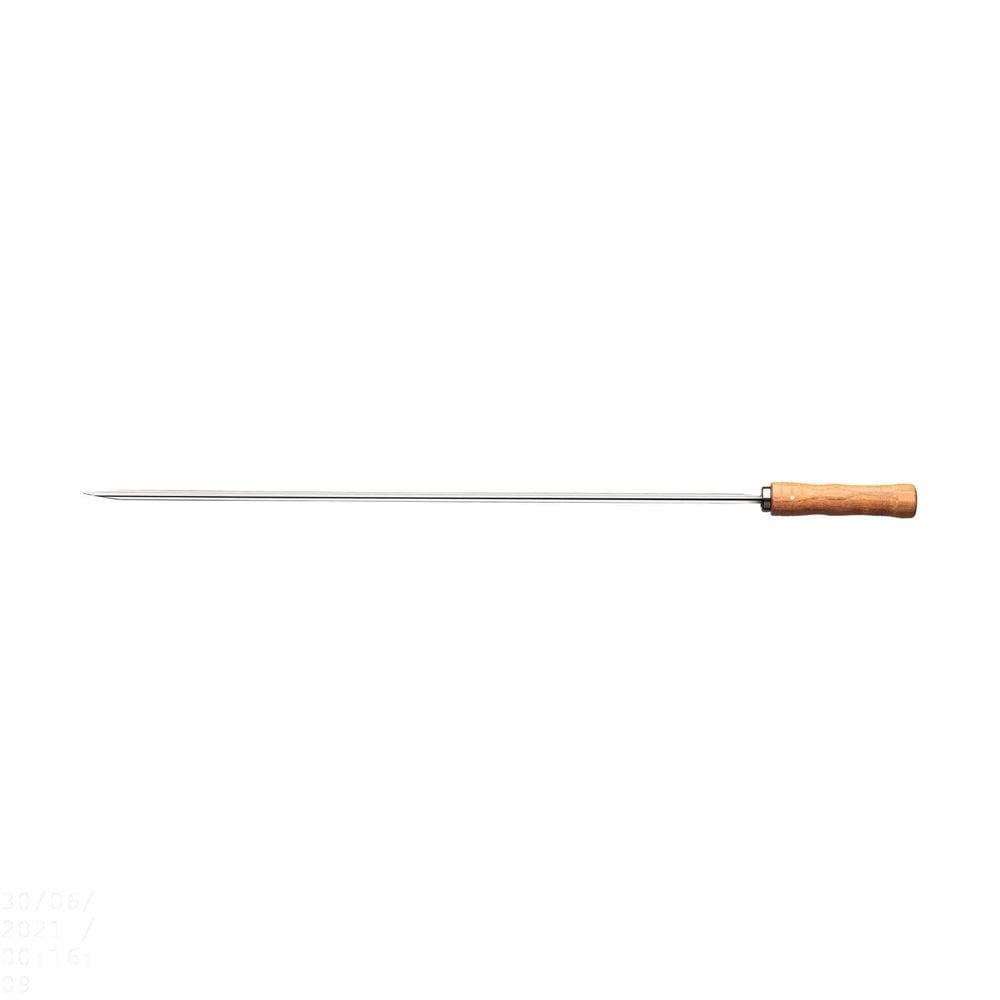 Espeto para Churrasco Tramontina com Lâmina em Aço Inox e Cabo de Madeira 85 cm Tramontina