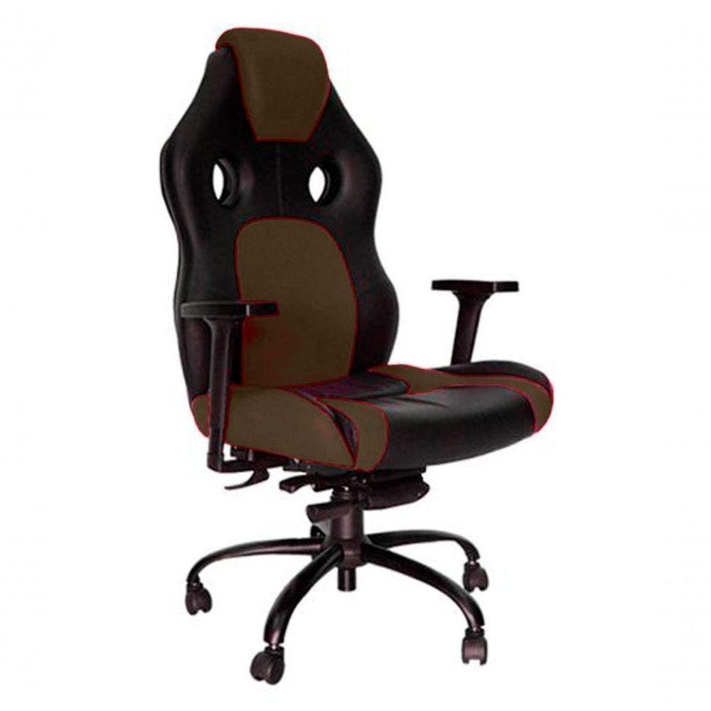 Cadeira Gamer Para Escritório Linha Gamer Racing Marrom