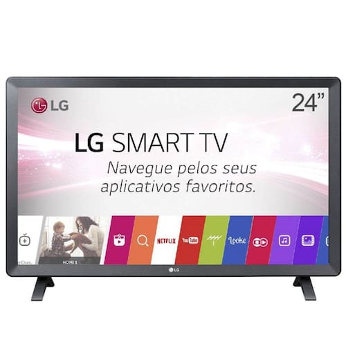 Smart TV Monitor LG 24" LED Wi-Fi webOS 3.5 DTV Time Machine Ready 24TL520S - Bivolt é boa?