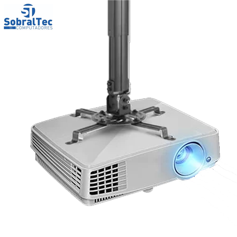 Suporte Projetor de Teto Regulável ELG PRO1100b Preto