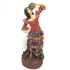 Escultura Cigana Pomba Gira Sete Saias 25 Cm Em Resina