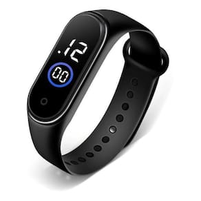 Relógio De Pulso Digital Esportivo Resistente Água Preto