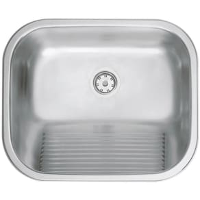Tanque De Encaixe Em Aco Inox Acetinado 50X40Cm Com Valvula