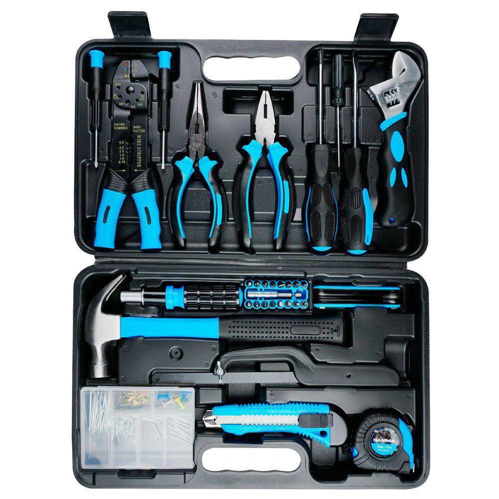 Kit De Ferramentas Em Aço Carbono Com 160 Pcs