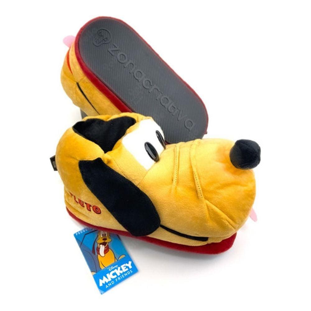 Pantufa Pluto, Oficial Disney, Solado De Borracha M