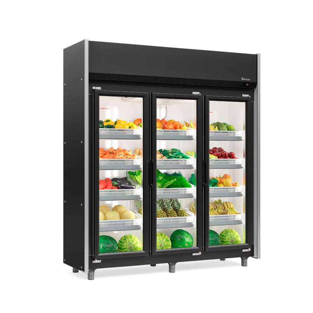 Freezer vertical expositor hortifruti Pontofrio