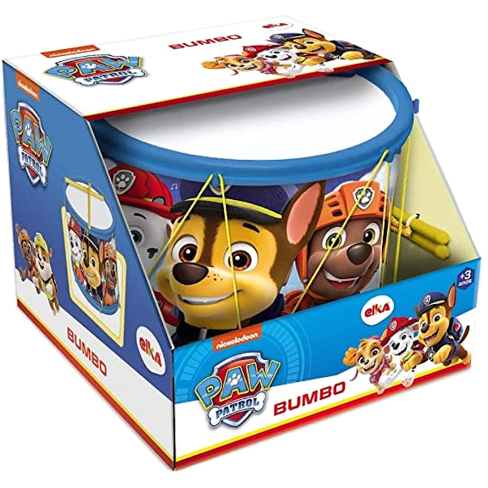 Bumbo Patrulha Canina Tambor Baquetas Elka