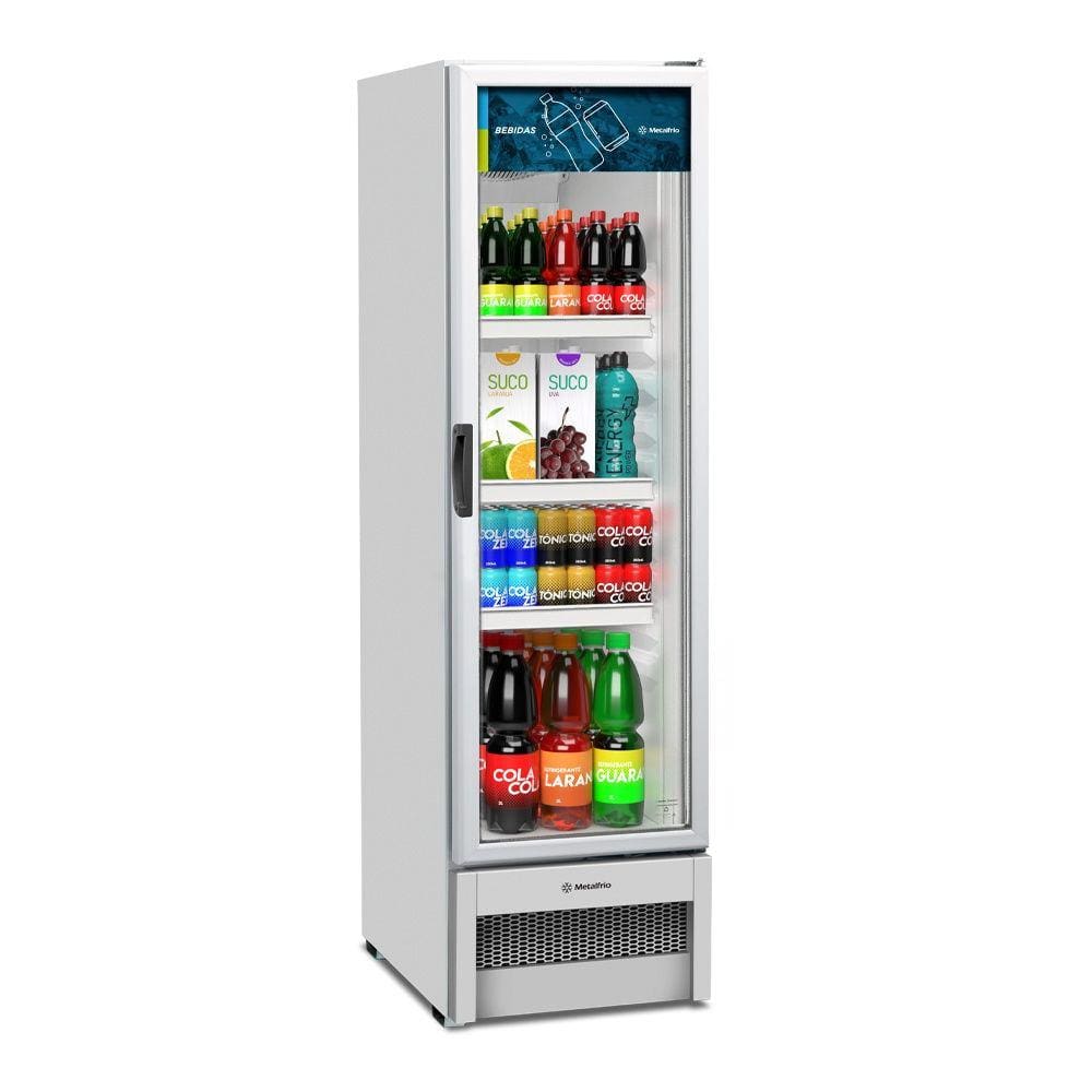 Refrigerador Metalfrio Vertical 324 Litros Porta de Vidro 220V - VB28RB