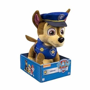Pelúcia Infantil - 30 cm - Patrulha Canina - Chase - Sunny Brinquedos