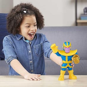 Boneco Articulado - Mega Mighties - Marvel Super Hero - Thanos - Hasbro