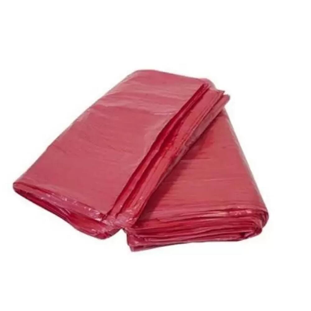 Saco De Lixo | Vermelho | 40 Litros | 100 UN