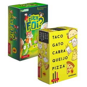 Taco Gato Cabra Queijo Pizza ao Contrário Jogo de Cartas PaperGames J078