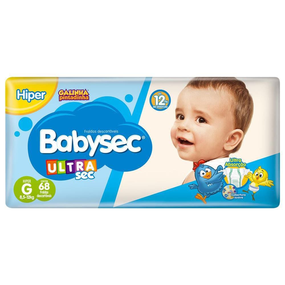 Fralda Inf Baby Sec Hiper G C/68
