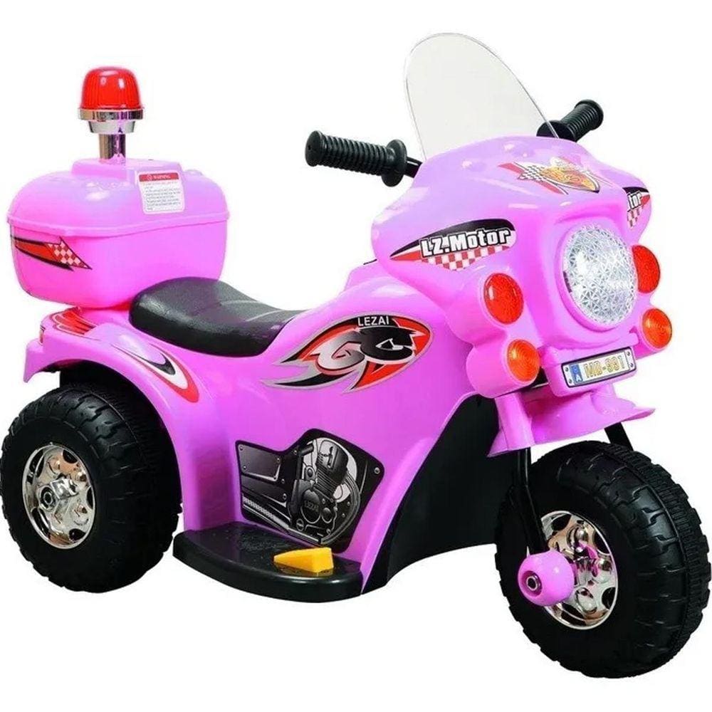 Moto Eletrica Infantil Rosa Bw002R