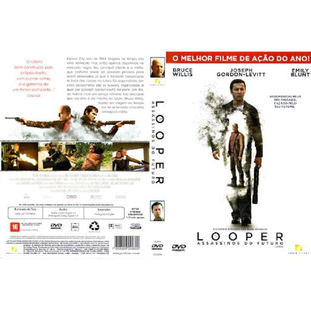 Dvd Looper - Assassinos Do Futuro