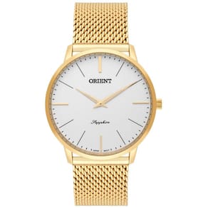 Relógio Masculino Orient Slim Mgsss005 S1Kx Safira Dourado