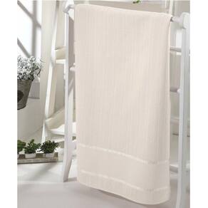 Toalha rosto Dohler velour bordar bella liso Marfim 50x80cm