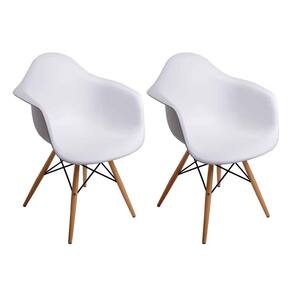 Conjunto 2 Cadeiras Eiffel com Braço – Branco