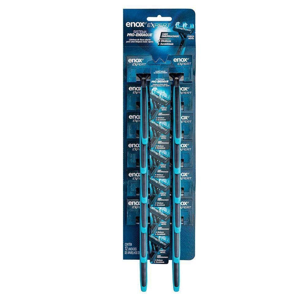 Aparelho Barbear Masc Enox Expert 12X2 Ref1750