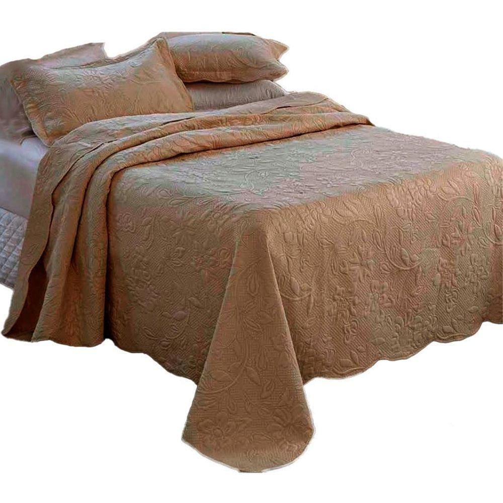 Colcha Ultrasonic Jolitex Dupla Face Para Cama Queen 3 Peças