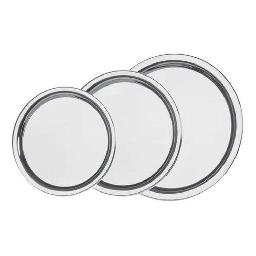 Bandeja Para Garçom Aço Inox 30Cm - Globo