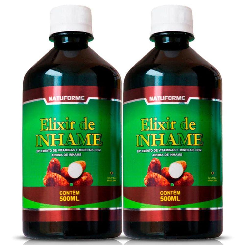 Kit 2 Potes Elixir De Inhame 500Ml Natuforme