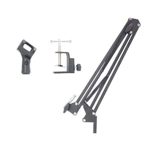 Braço Suporte Pedestal De Mesa Articulado Para Microfones