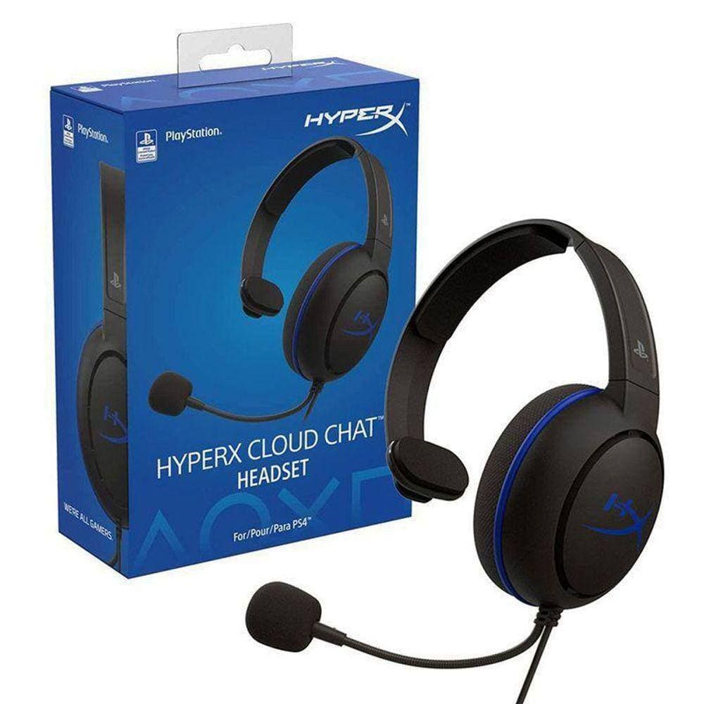 Headset Hyperx Cloud Chat Ps4 - Hx-Hscchx-Bk/Am