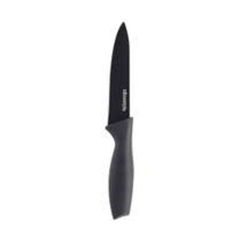 Faca Antiaderente Inox 2,5Cm X 23,5Cmx2Cm Preta