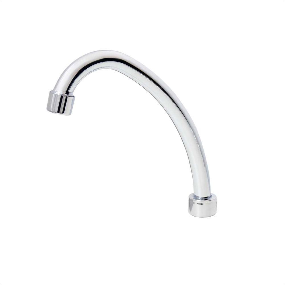Tubo Bica Cozinha Az 3/4 Em Abs Cromado E Arejador Jato Fixo
