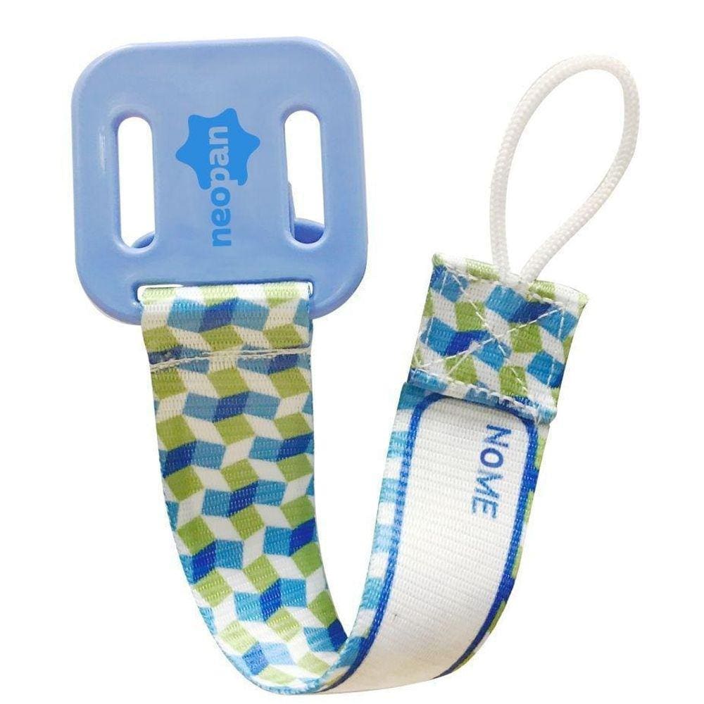Prendedor De Chupeta Para Bebe Color Azul Neopan