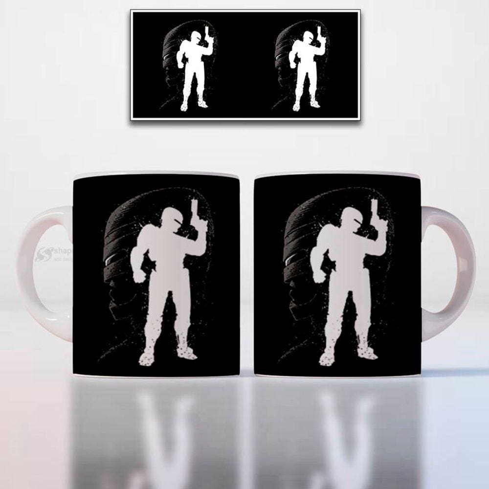 Caneca Cerâmica Silueta Anime Mod.17
