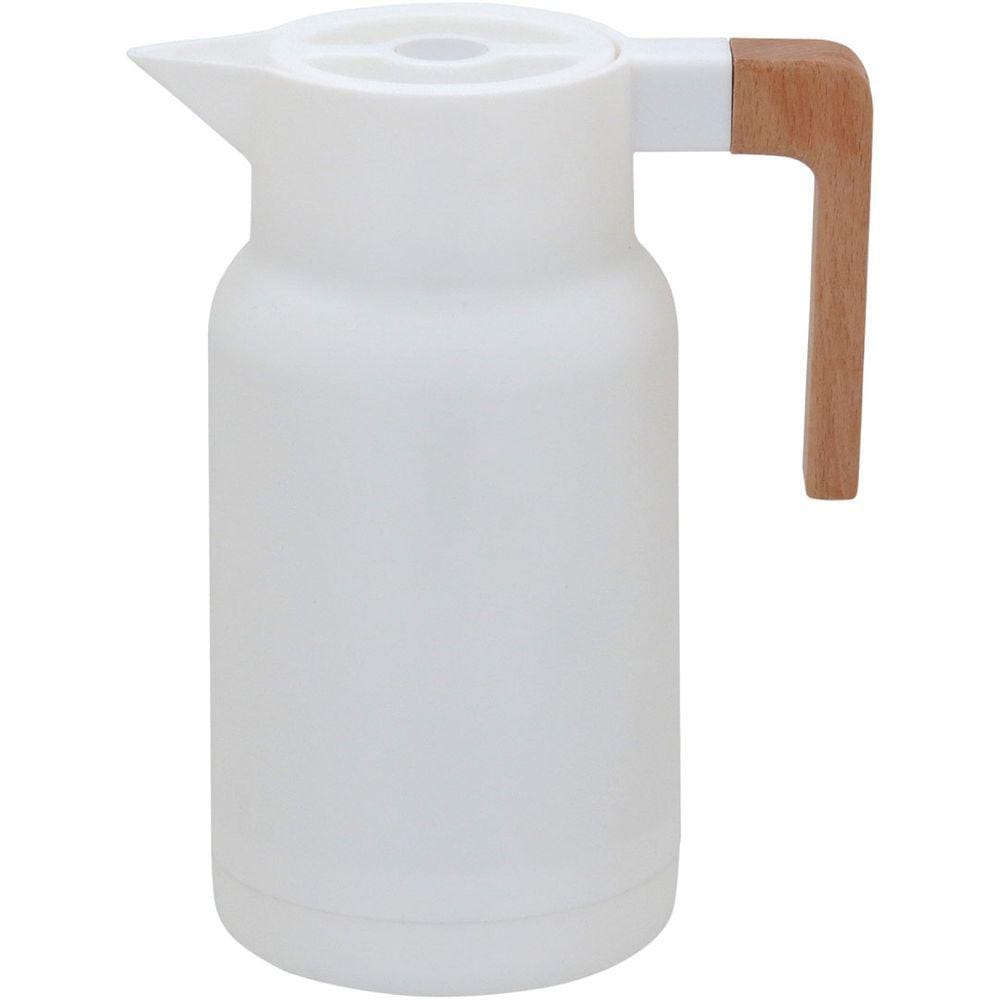 NORDEN GARRAFA TÉRMICA 25x13x13cm 1L PLÁSTICO BRANCO AMPOLA VIDRO