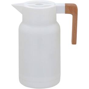 NORDEN GARRAFA TÉRMICA 25x13x13cm 1L PLÁSTICO BRANCO AMPOLA VIDRO